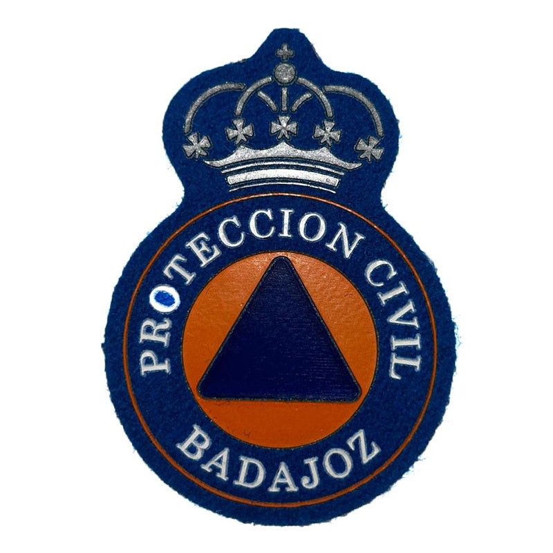PARCHE PECHO PVC PROTECCION CIVIL BADAJOZ