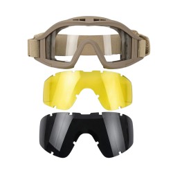 GAFAS CARRISTAS 3 LENTES COYOTE