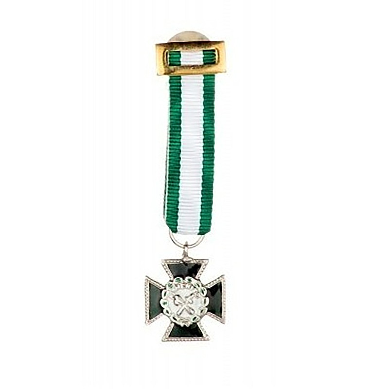 MEDALLA MINIATURA MERITO GUARDIA CIVIL BLANCO