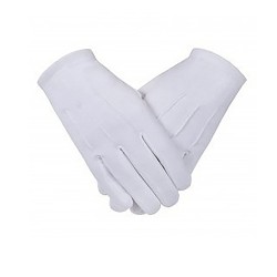 GUANTES BLANCOS GALA REGLAMENTARIOS (PAR)