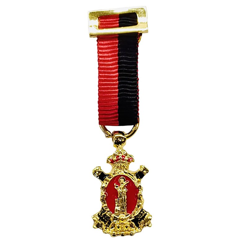 MEDALLA MINIATURA QUINTO CENTENARIO SANTA BARBARA