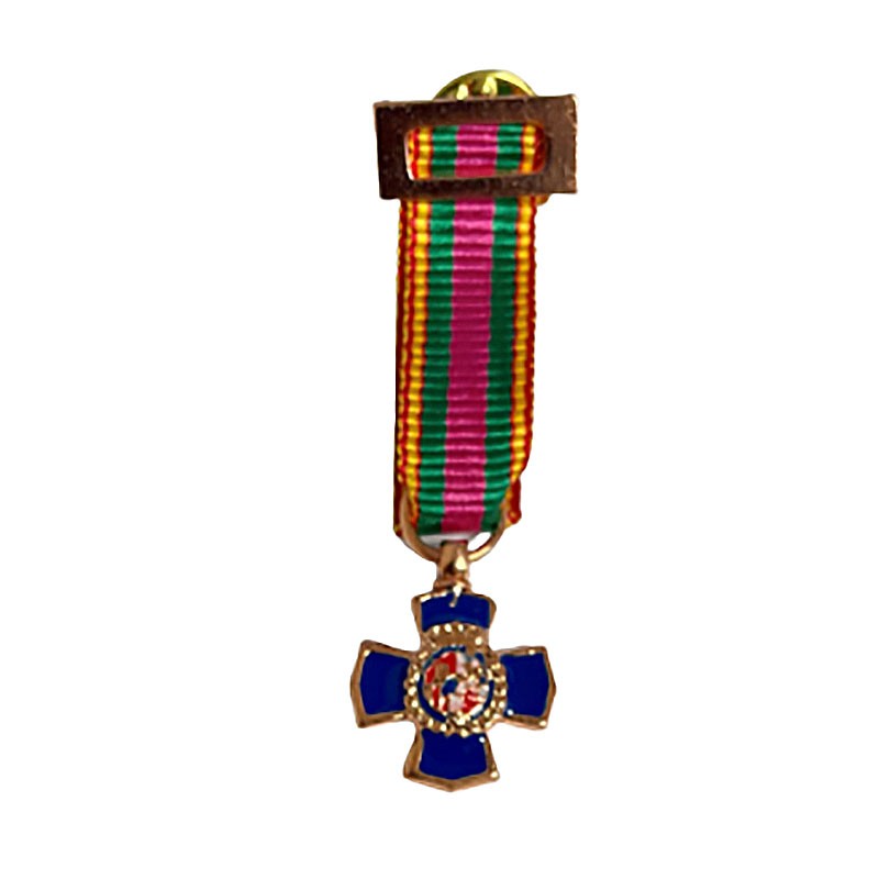 MEDALLA MINIATURA DEDICACION POLICIA 20 AÑOS