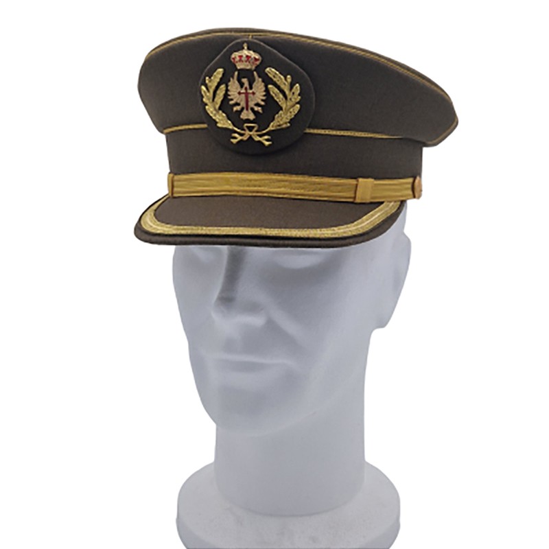 GORRA PLATO CAQUI OFICIAL EJERCITO DE TIERRA