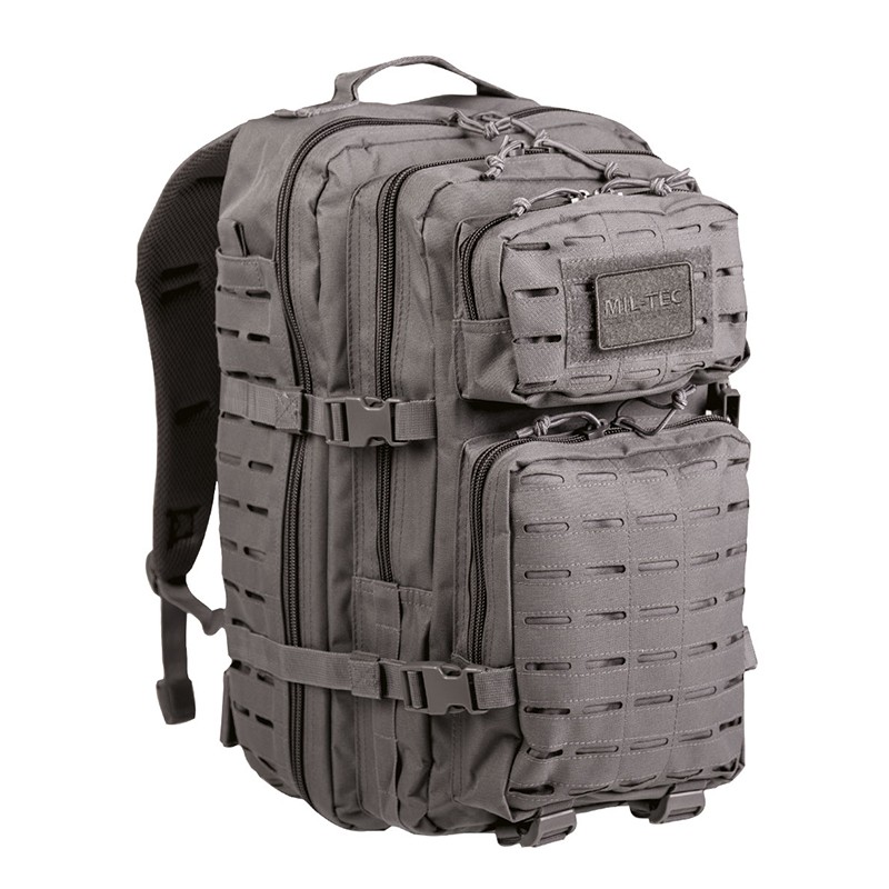 MOCHILA GRANDE MIL-TEC LASER GRIS