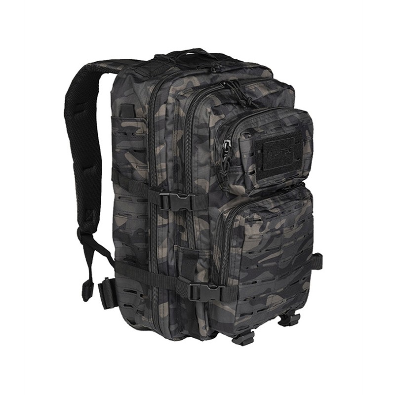MOCHILA GRANDE MIL-TEC LASER MULTICAM BLACK