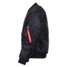 CHAQUETA BOMBER MA-1 NEGRA