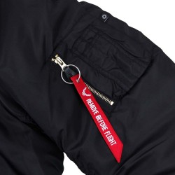 CHAQUETA BOMBER MA-1 NEGRA
