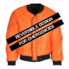 CHAQUETA BOMBER MA-1 NEGRA