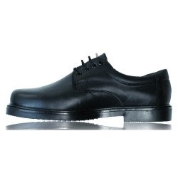 ZAPATO FLOR PIEL NEGRO