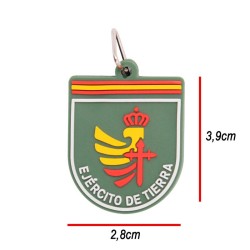 LLAVERO PVC EJERCITO DE TIERRA VERDE