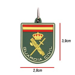 LLAVERO PVC GUARDIA CIVIL VERDE