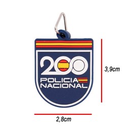 LLAVERO PVC POLICIA NACIONAL 200 AÑOS
