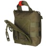 BOTIQUIN MOLLE CORDURA VERDE MILITAR