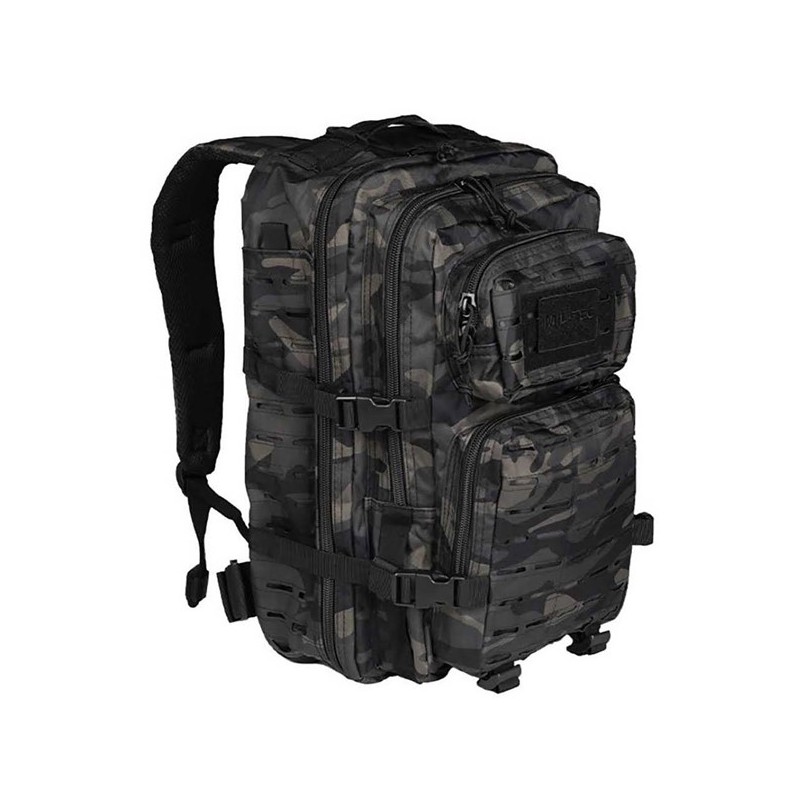 MOCHILA GRANDE MIL-TEC LASER MULTICAM BLACK