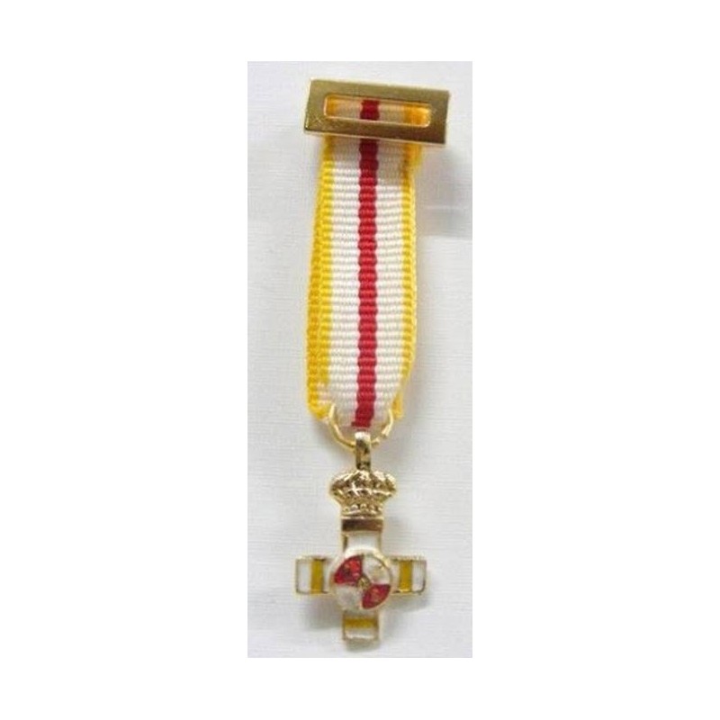 MINIATURA MERITO MILITAR DISTINTIVO AMARILLO