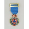 MEDALLA MERITO PROTECCION CIVIL AZUL BRONCE