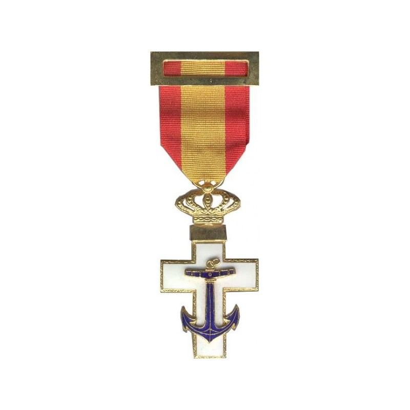 MEDALLA CRUZ MERITO NAVAL DISTINTIVO BLANCO