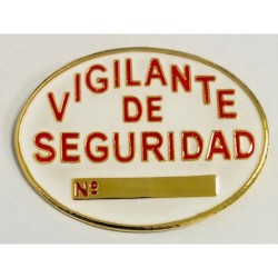 PLACA VIGILANTE SEGURIDAD...