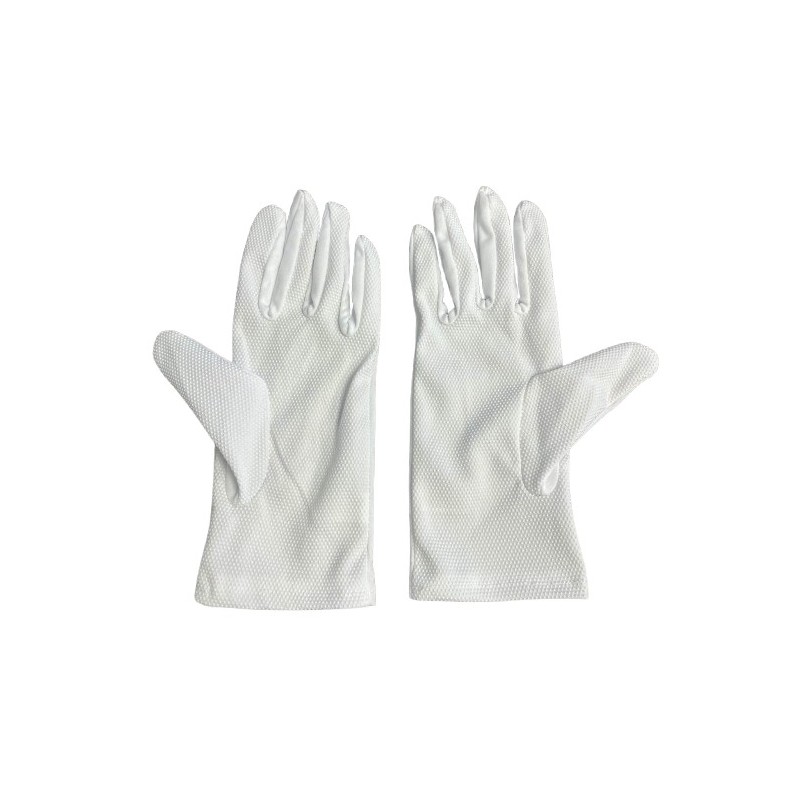 GUANTES BLANCOS CON SUJECION