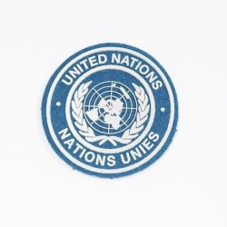 PARCHE ONU AZUL PVC