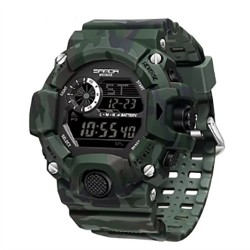 RELOJ DIGITL CAMUFLAJE VERDE