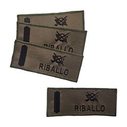PACK CINTAS BORDADAS VERDES 3+1