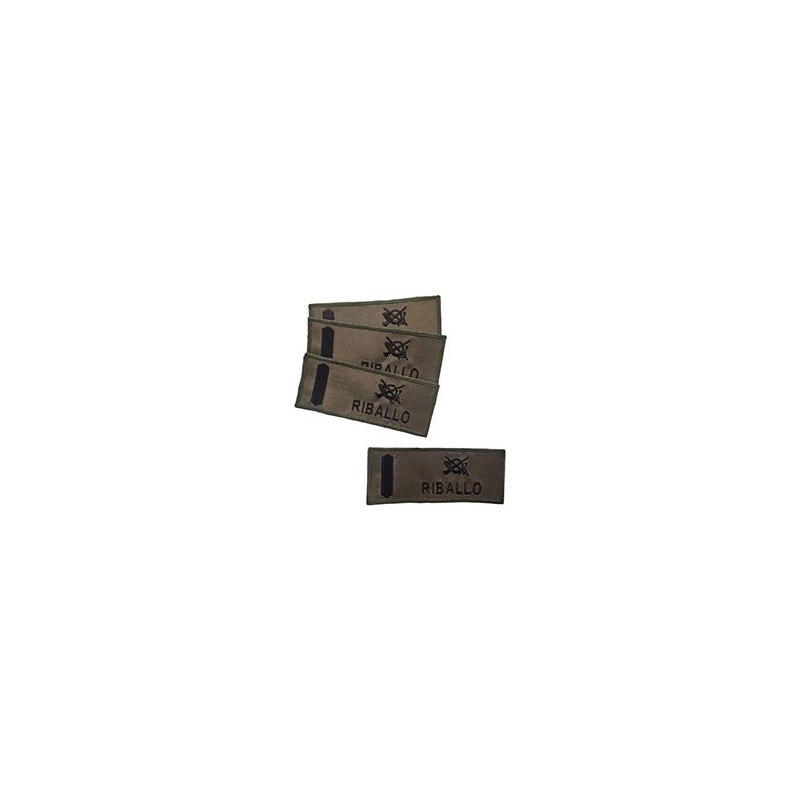 pack cintas bordadas verdes 3+1