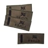 pack cintas bordadas verdes 3+1