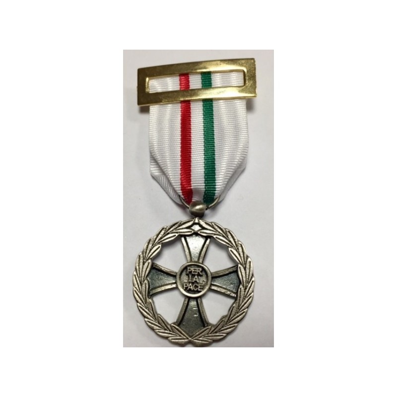MEDALLA CRUZ CONMEMORATIVA MANTENIMIENTO DE LA PAZ ITALIA
