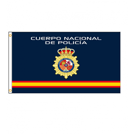 BANDERA 90 X 150 POLICIA NACIONAL AZUL