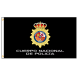 BANDERA 90 X 150 CM POLICIA NACIONAL NEGRA