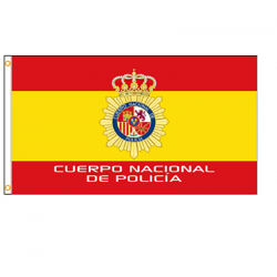 BANDERA 90 X 150 CM POLICIA NACIONAL ESPAÑA