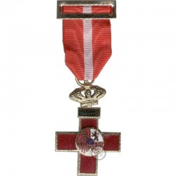 MEDALLA CRUZ MERITO MILITAR DISTINTIVO ROJO