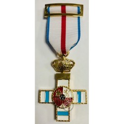 MEDALLA CRUZ MERITO MILITAR DISTINTIVO AZUL