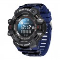 RELOJ DIGITAL CAMUFLAJE AZUL