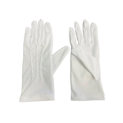 GUANTES BLANCOS CON AGARRE ANTIDESLIZANTE