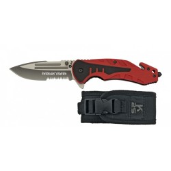 NAVAJA TACTICA K25 G10 ROJA