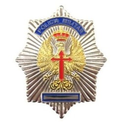 PLACA POLICIA MILITAR METALICA