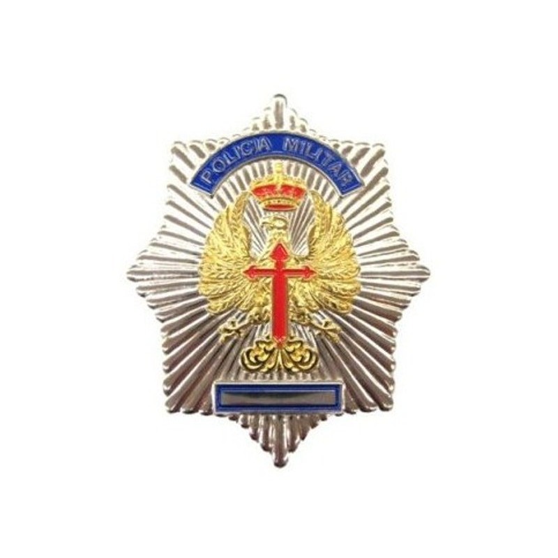 Placa Policia Militar Metalica