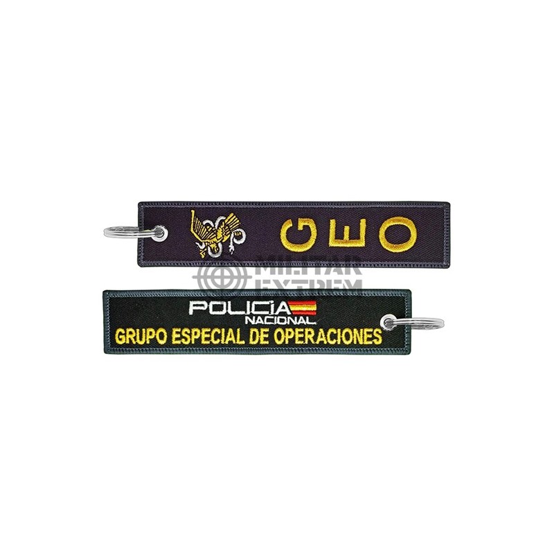 Llaveros Bordados Policia Y Seguridad