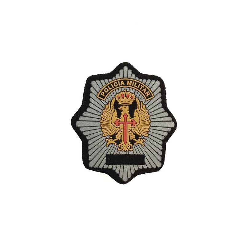 PARCHE PECHO POLICIA MILITAR COLOR PVC