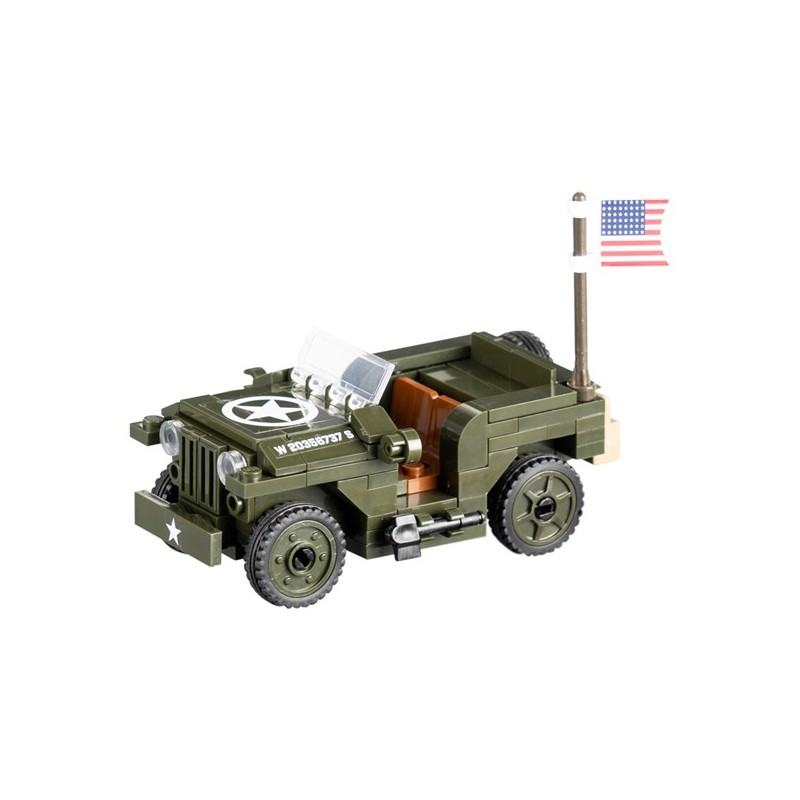 Sluban Jeep Us Army