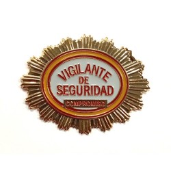 Placa Cartera Vigilante Seguridad