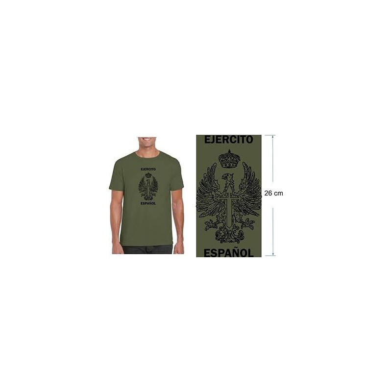 Camiseta Algodon Ejercito Verde