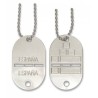 CHAPA IDENTIFICACION MILITAR SIN GRABACION