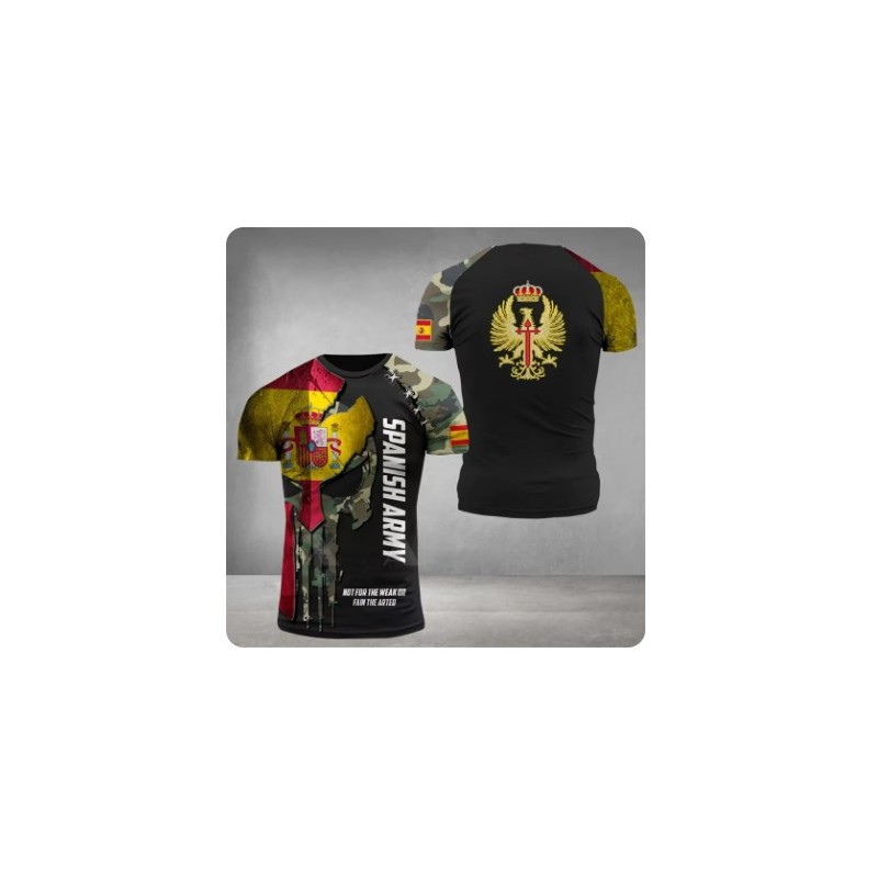 Camiseta Calavera Ejercito