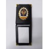 Cartera Piel + Placa