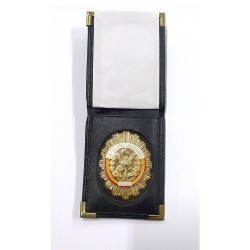 Cartera Piel + Placa