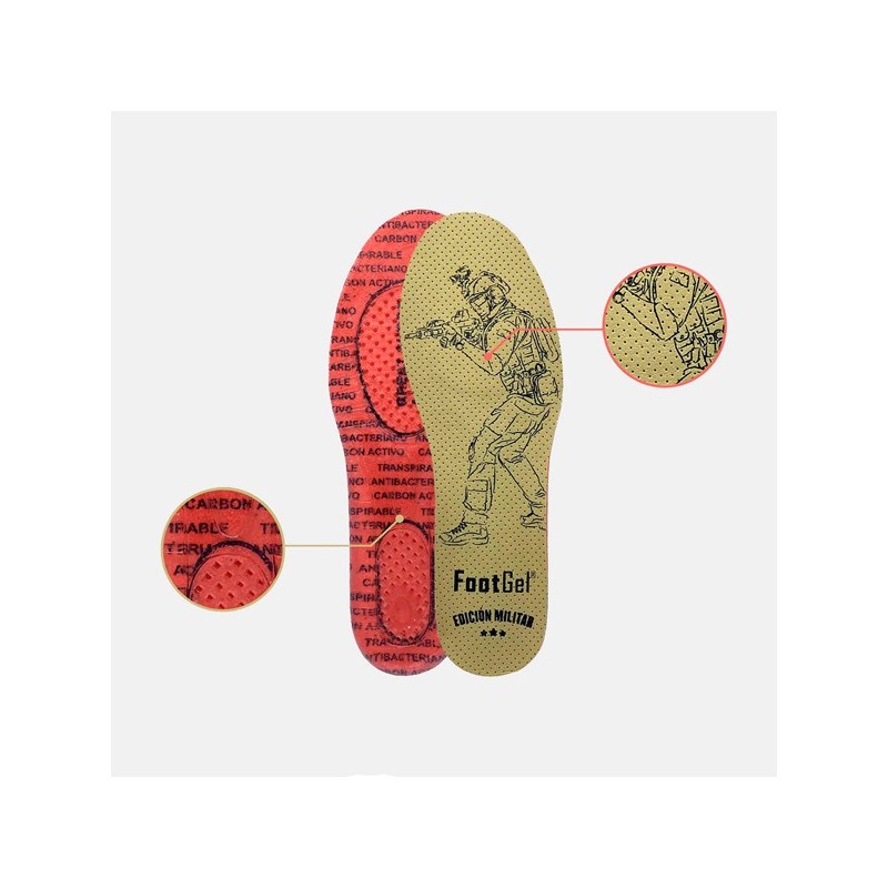 PLANTILLAS FOOTGEL MILITAR