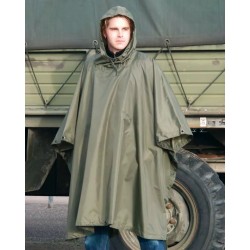 poncho r/s verde od